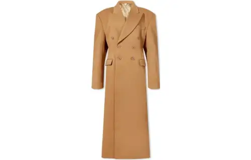 Vetements Coats Women's Brown Lapel Moderate