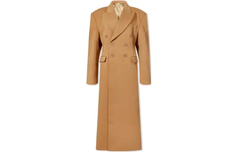 Vetements Coats Women's Brown Lapel Moderate