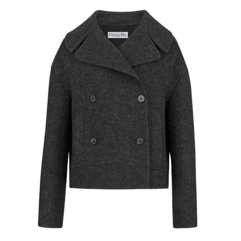 DIOR Quarterly New Products FW21 Coat Women's Dark Gray