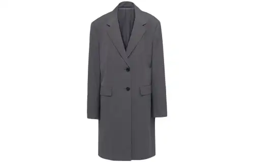Prada single-breasted cotton coat