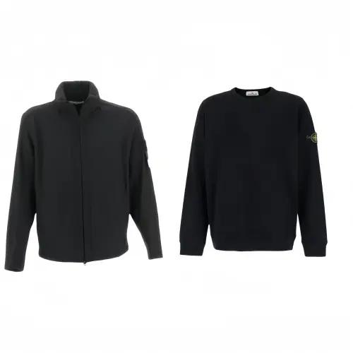 STONE ISLAND Casual Sportswear Unisex Black