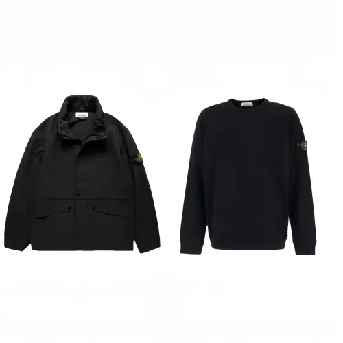 STONE ISLAND Casual Sportswear Unisex Black