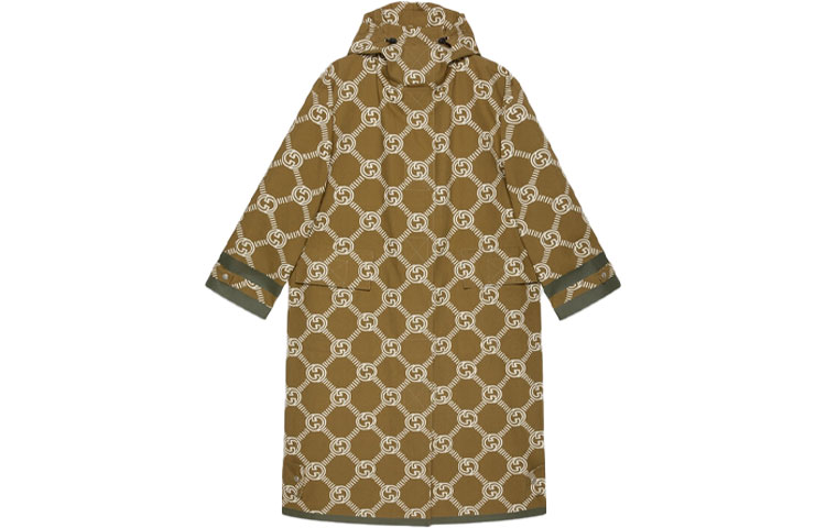 Женское пальто Gucci 100 Special Edition (коричневое)
