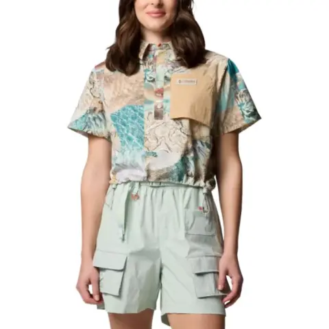 Columbia Shirt Women's Cooling Coast Green