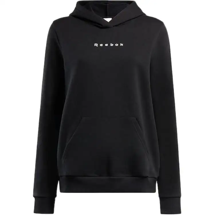 Reebok Running Graphic Hoodie Sweatshirt Women's Black