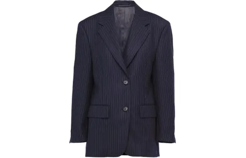PRADA Business Suits Women's Marine Blue Suit Collar Moderate
