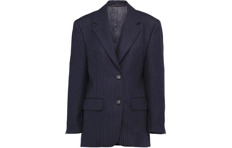 PRADA Business Suits Women's Marine Blue Suit Collar Moderate