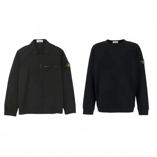 STONE ISLAND Casual Sportswear Unisex Black