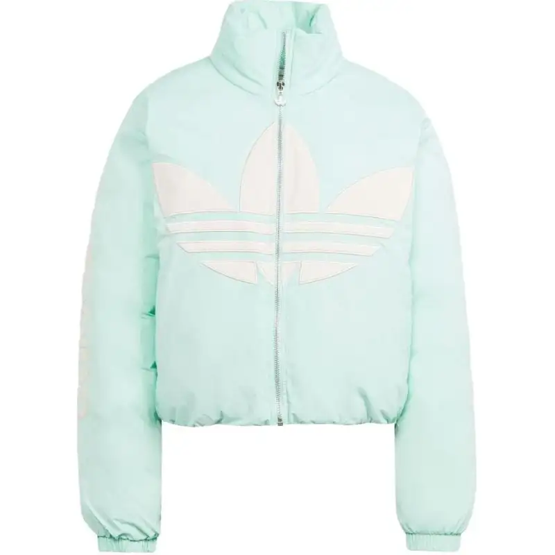 Adidas Originals Jackets Women's Mint Green Stand Collar Thickened Other