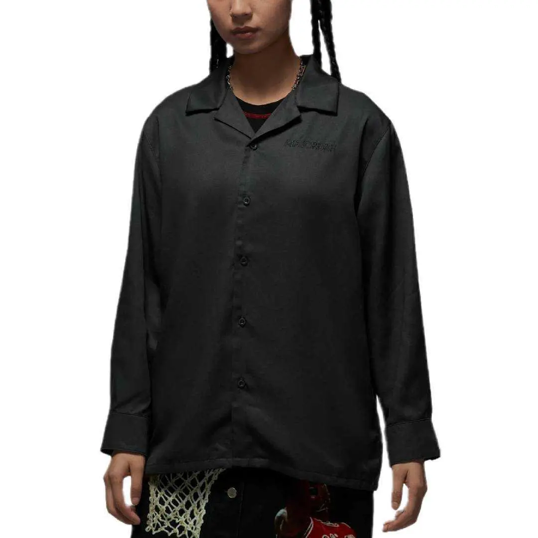 JORDAN Air JORDAN Women's Long Sleeve Woven Top