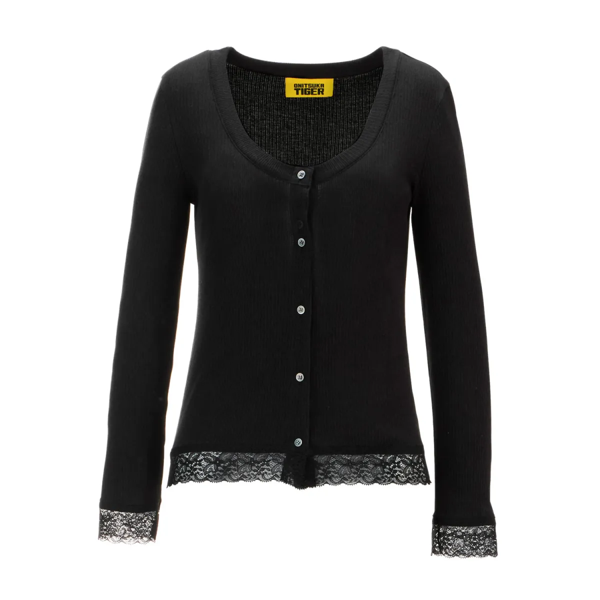Onitsuka Tiger SS25 WS CARDIGAN Knitwear Women's Black