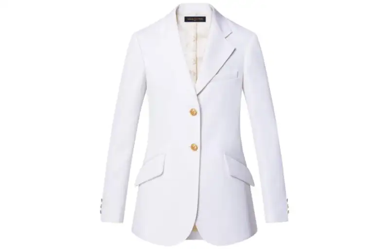 LOUIS VUITTON SS23 Business Suit Coat Women's White