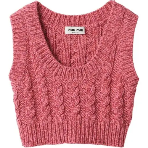 MIU MIU SS24 Knitwear Women's Pink