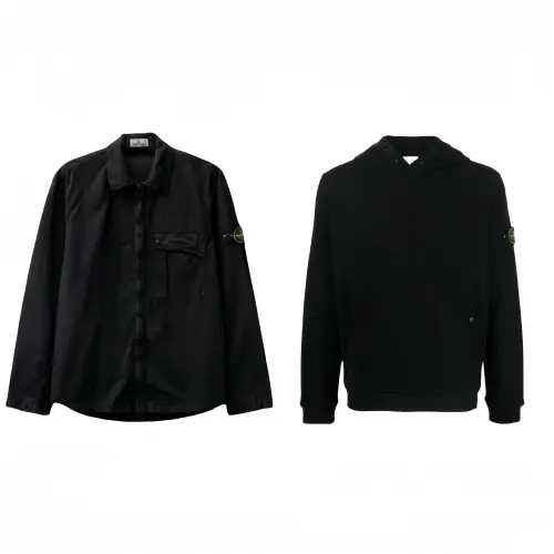STONE ISLAND Casual Sportswear Unisex Black