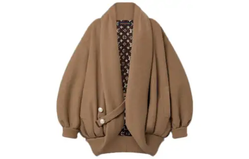 LOUIS VUITTON Coat Women's Brown