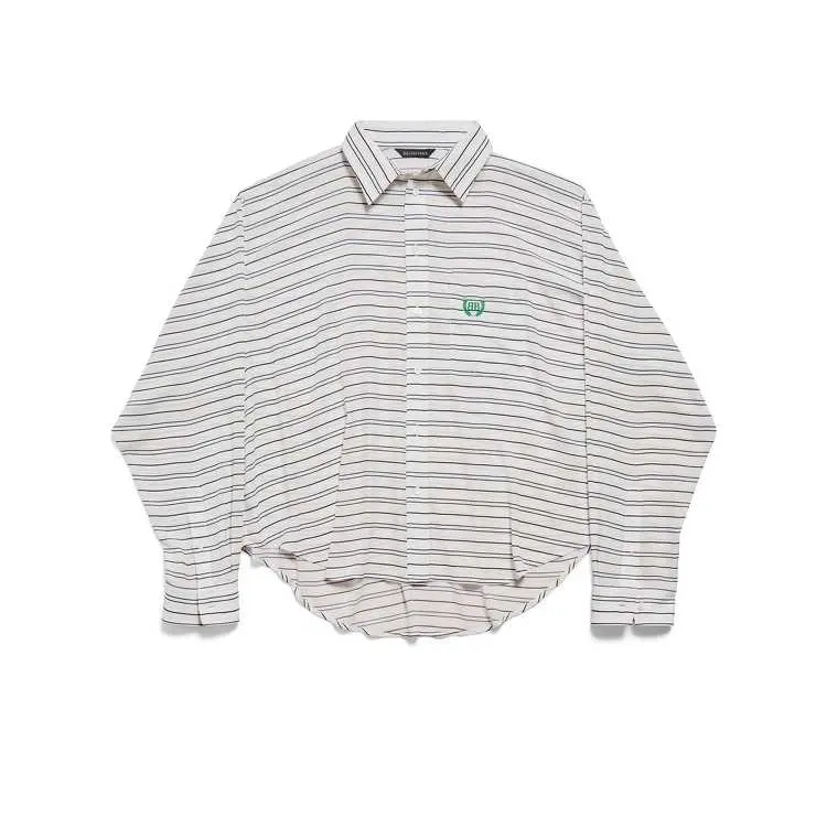 Balenciaga Shirt Regular Fit Women's Black White