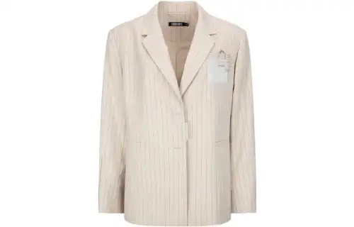 EVISU Business Suits Women's Apricot Suit Collar Moderate Other