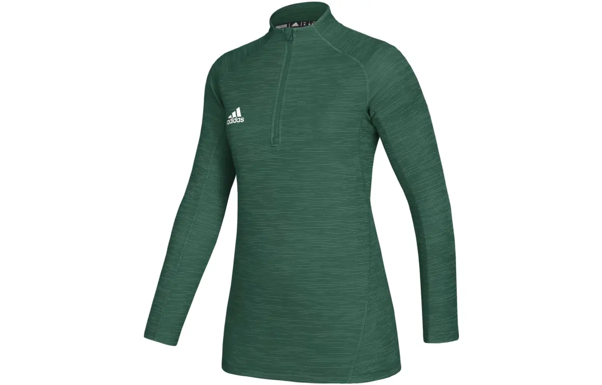 Adidas Jackets Women's Green Stand Collar Moderate Other