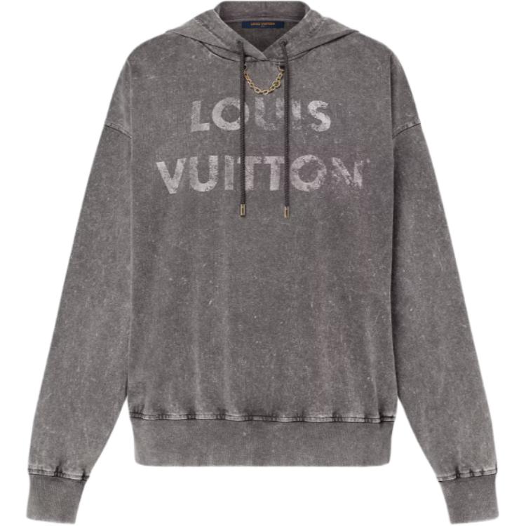 Женское худи Louis Vuitton SS24 (серое)