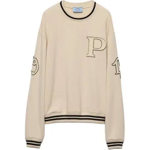 PRADA FW24 Sweatshirt Women's Ivory