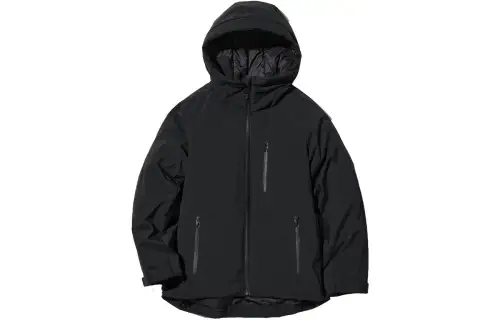 UNIQLO Jackets Women's Twilight Black Hooded Moderate Other