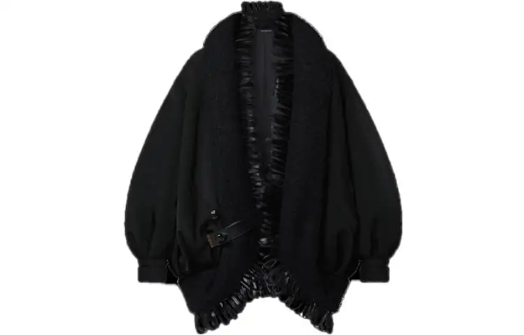 LOUIS VUITTON Coat Women's Black