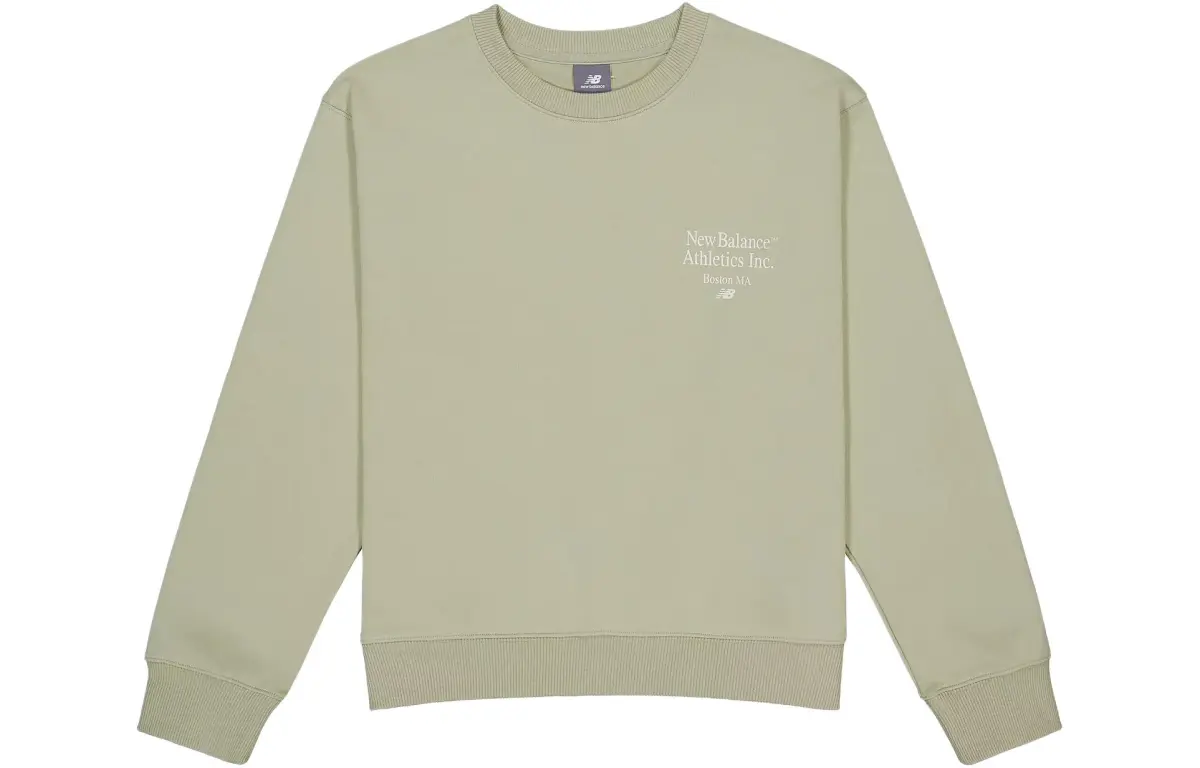 New Balance NBX Crew Neck Sweat Sweatshirt Women's Olive