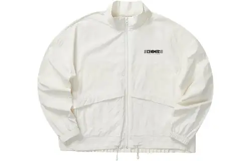 Skechers Jackets Women's Marshmallow White Stand Collar Moderate Other