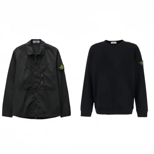 STONE ISLAND Casual Sportswear Unisex Black