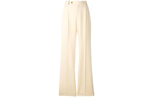 high-waisted wide leg track trousers