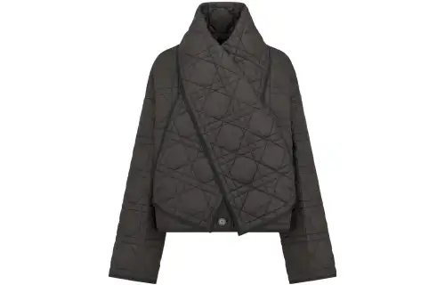 DIOR Coats Women's Black Moderate Straight Fit