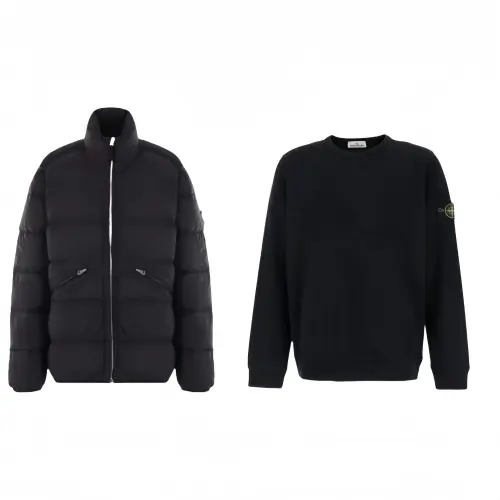 STONE ISLAND Casual Sportswear Unisex Black