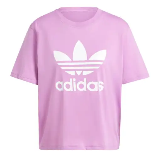 Adidas Originals Adicolor Trefoil Regular T Shirt Women's Preloved Purple