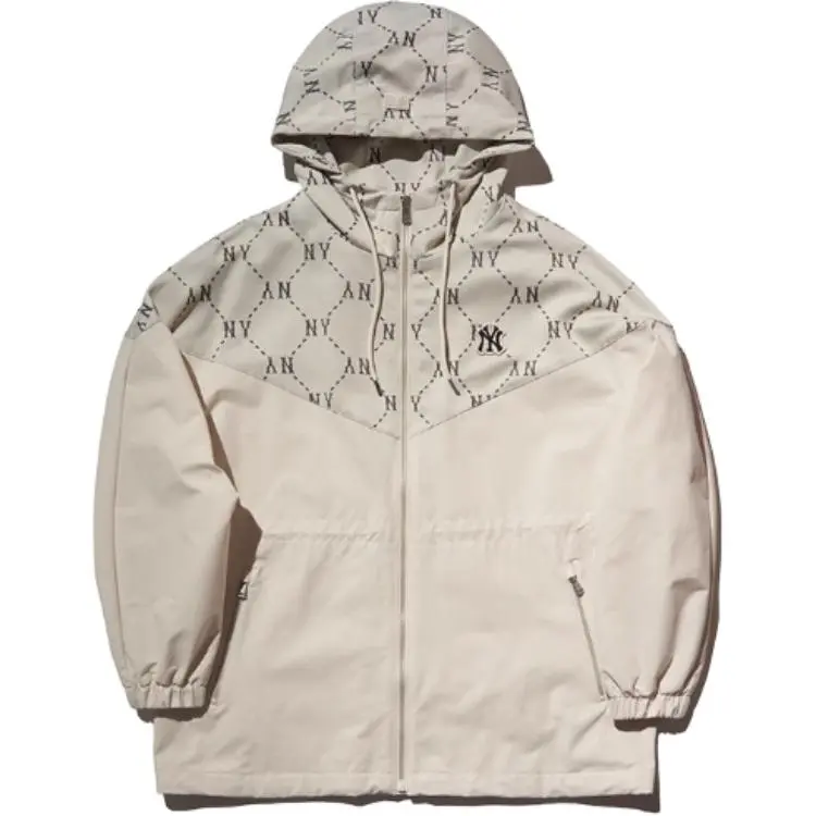 MLB New York Yankees Monogram Jackets & Coats Women's Dark Cream