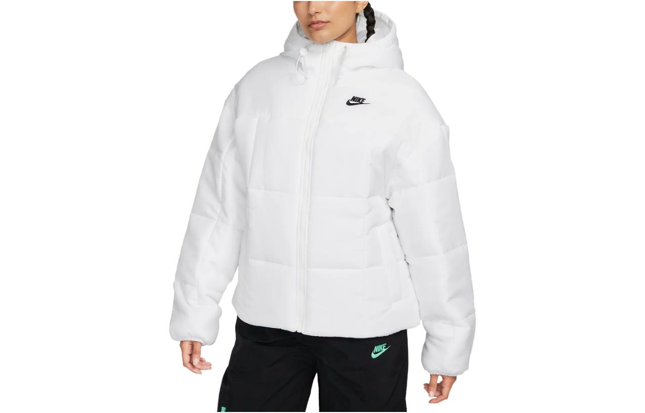 Женская куртка Nike Therma-FIT Loose Hooded Jacket (белая)