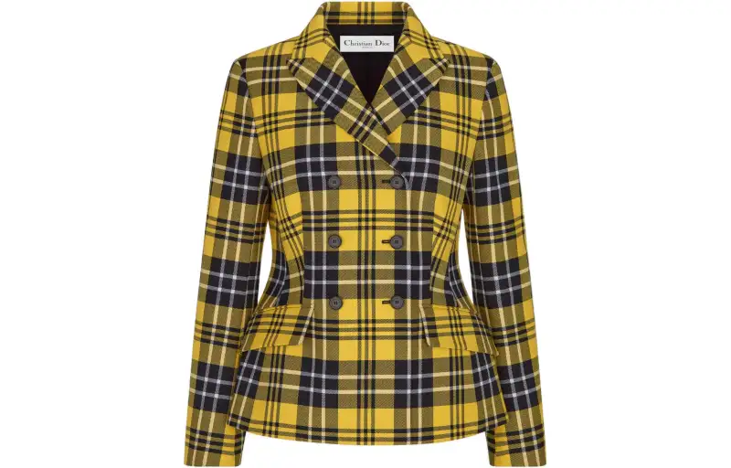 DIOR FW22 Business Suit Coat Women's Yellow