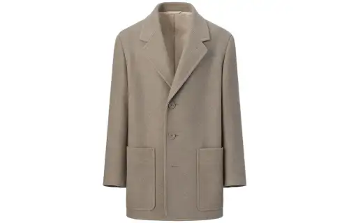 UNIQLO Coats Women's Dark Beige Moderate