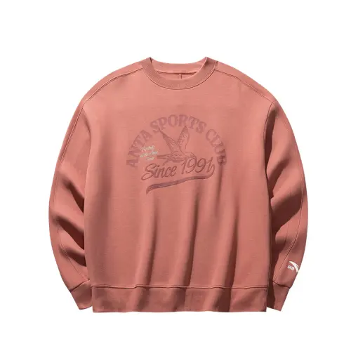 Anta Life Collection Sweatshirt Women's Peony Paste Powder