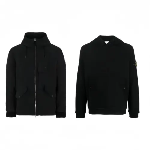 STONE ISLAND Casual Sportswear Unisex Black