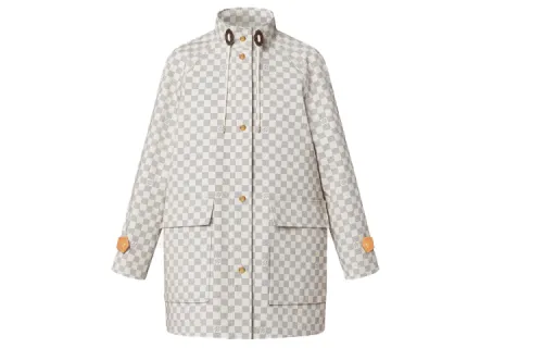 LOUIS VUITTON Coat Women's Gray