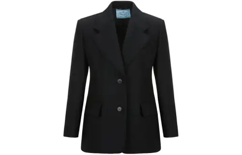 PRADA Business Suits Women's Black Lapel Moderate