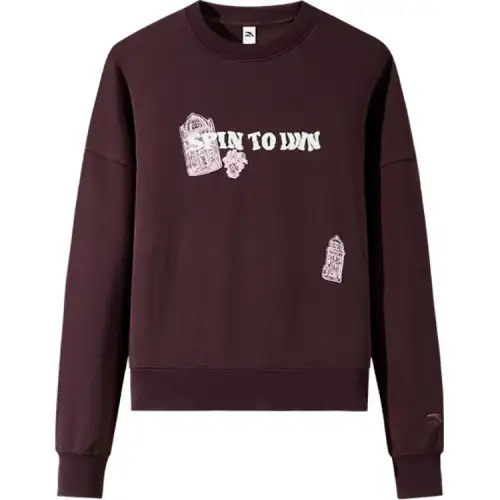 Anta Life Collection Sweatshirt Women's Ebony Brown
