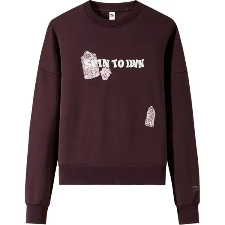 Anta Life Collection Sweatshirt Women's Ebony Brown