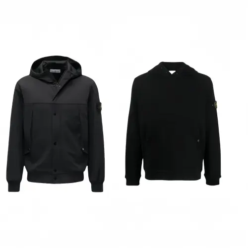 STONE ISLAND Casual Sportswear Unisex Black