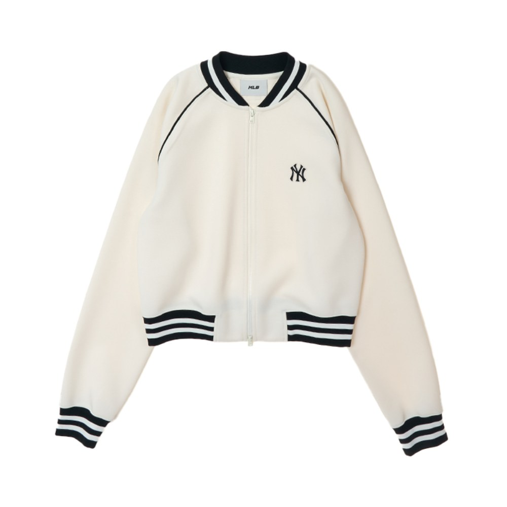Женская куртка MLB Varsity (бежевая)