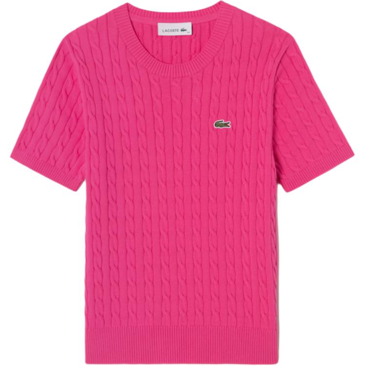 Женский джемпер LACOSTE (розовый)