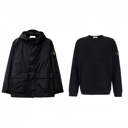 STONE ISLAND Casual Sportswear Unisex Black