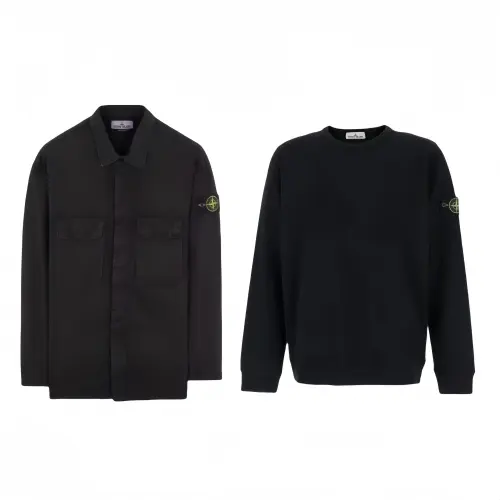 STONE ISLAND Casual Sportswear Unisex Black