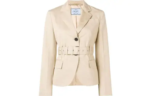 PRADA Business Suit Coat Women's Light Khaki