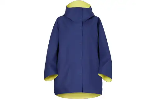 UNIQLO X Marni Women's Block Teck Half Coat Navy
